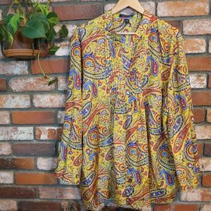 Silky WOMENS Ralph Lauren flowy shirt